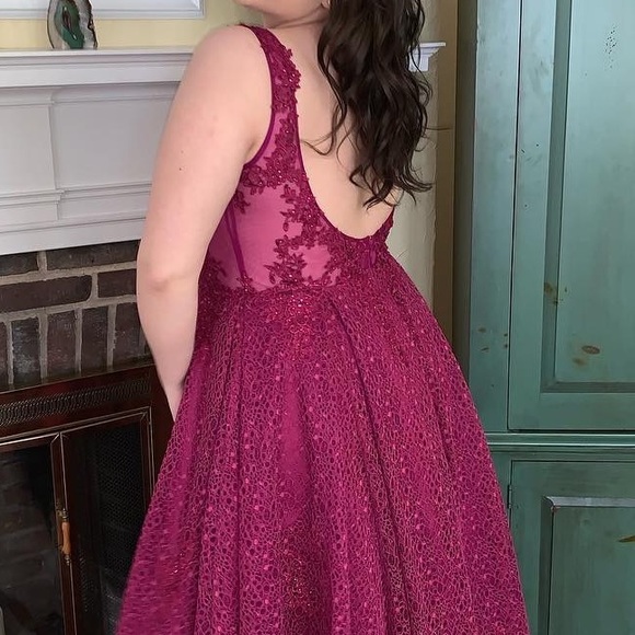 Gently worn, beautifully detailed gown.